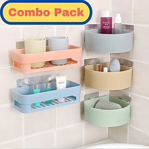 Wall Mount Storage Basket  Combo Pack